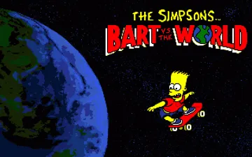 Simpsons, The - Bart vs. The World screen shot title